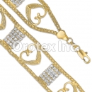 022009 Gold Layered CZ Bracelet