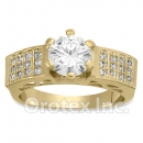 Gold Layered Fancy Cz Women’s Engagement Ring