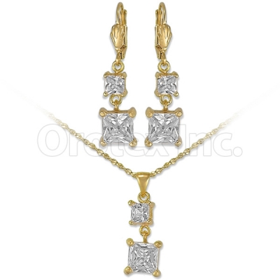 Orotex Gold Layered CZ Set