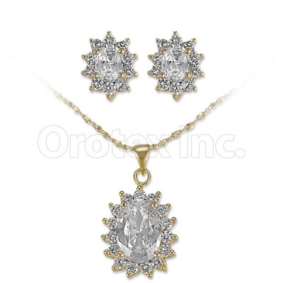 Orotex Gold Layered CZ Set