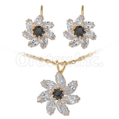 Orotex Gold Layered CZ Set