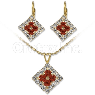 Orotex Gold Layered CZ Set