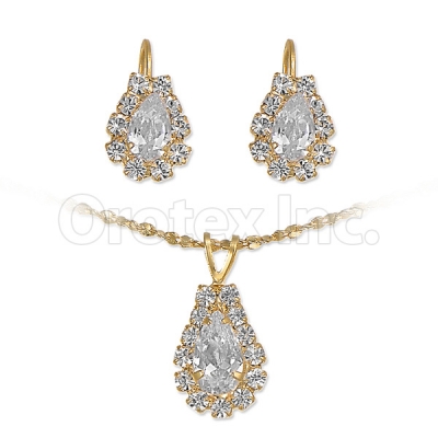 Orotex Gold Layered CZ Set