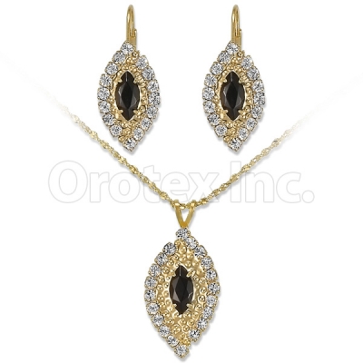 Orotex Gold Layered CZ Set