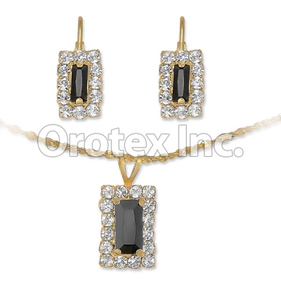 007013 Gold Layered CZ Set