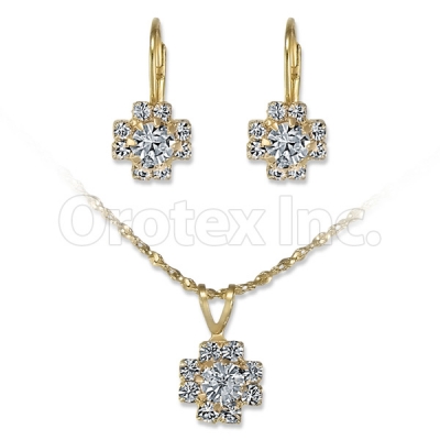 Orotex Gold Layered CZ Set