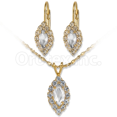 Orotex Gold Layered CZ Set