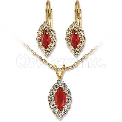 Orotex Gold Layered CZ Set