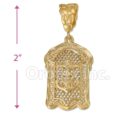 Oro Tex Gold Layered Diamond Cut Charm