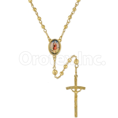 052005 Gold Layered Diamond Cut Rosary