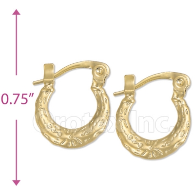 Oro Tex Gold Layered Hoop Earrings