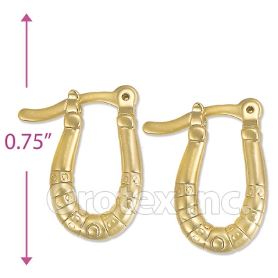 Oro Tex Gold Layered Hoop Earrings