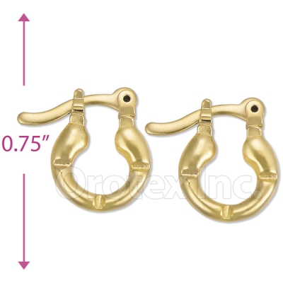 Oro Tex Gold Layered Hoop Earrings