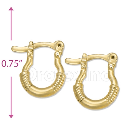 Oro Tex Gold Layered Hoop Earrings