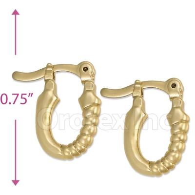 Oro Tex Gold Layered Hoop Earrings