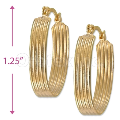 Orotex Gold Layered Hoop Earrings