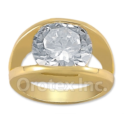 Orotex Gold Layered CZ Women's Ring