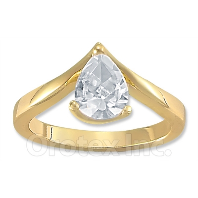 120044 Gold Layered CZ Women's Ring