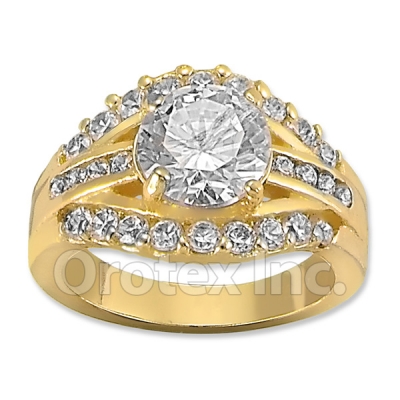 12030 Gold Layered CZ Women's Ring