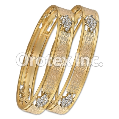 B003 Gold Plated CZ Bangle