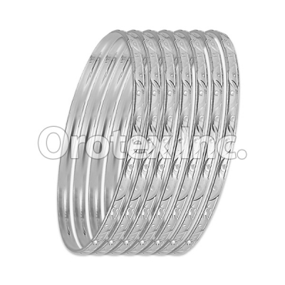 B029 Silver Plated Bangle