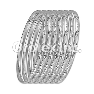 B031 Silver Plated Bangle