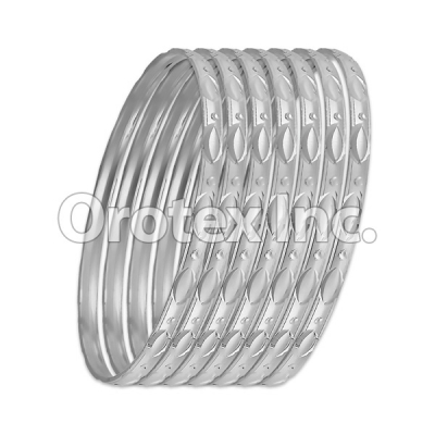 B032 Silver Plated Bangle