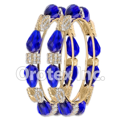 B103 Gold Layered CZ Bangle