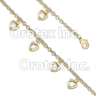 BR037C  Gold Layered CZ Bracelet