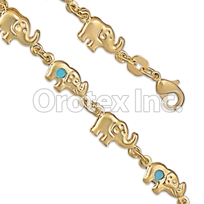 BR051 Gold Layered Kids Bracelet