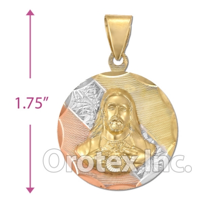 CL22C Gold Layered Tri-Color Charm