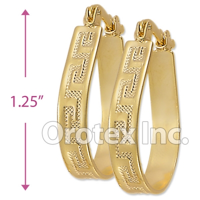 EH027 Gold Layered Hoop Earrings