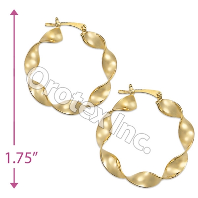 EH064 Gold Layered Hoop Earrings