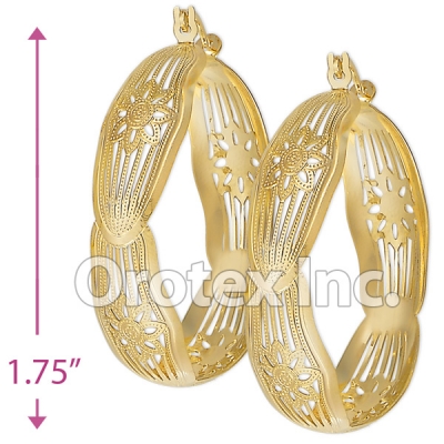 EH100 Gold Layered Hoop Earrings