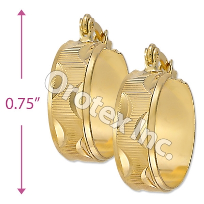 EH122 Gold Layered Hoop Earrings