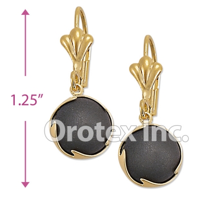 EL014 Gold Layered Long Earrings