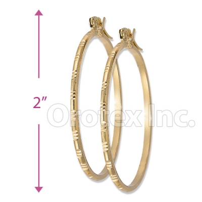 Orotex Gold Layered Hoop Earrings