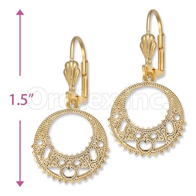 Orotex Gold Layered Earrings