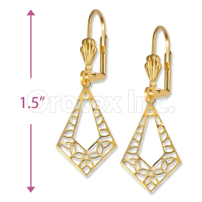 Orotex Gold Layered Earrings