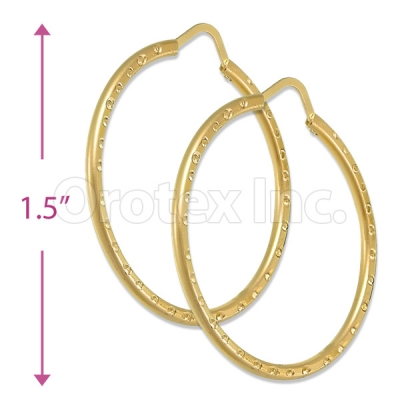 Orotex Gold Layered Hoop Earrings