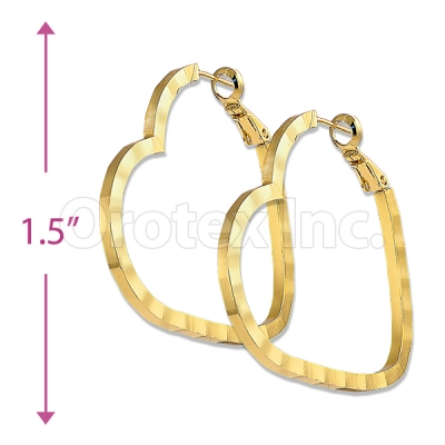 Orotex Gold Layered Hoop Earrings