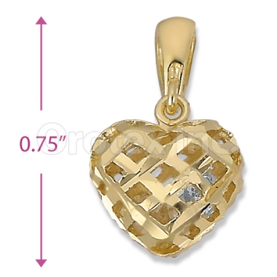 Orotex Gold Layered Fancy Charm