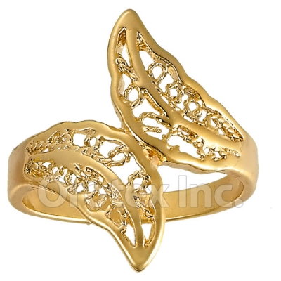 Orotex Gold Layered Ladies Filligree Ring