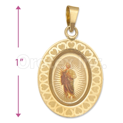 Oro Tex Gold Layered Pendant